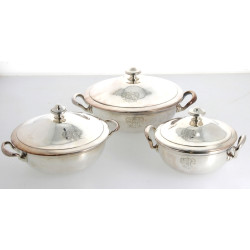 F.BROGGI Milano - Suite de 3 petits plat