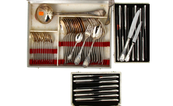 CHRISTOFLE - Modèle "Marly" - Ménagère e