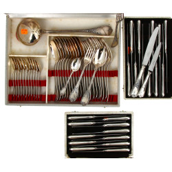 CHRISTOFLE - Modèle "Marly" - Ménagère e