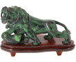LION - Sujet en zoisite sculptée représe