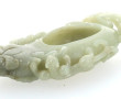 CHINE - Rince pinceaux en jade sculpté, 