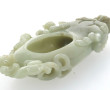 CHINE - Rince pinceaux en jade sculpté, 