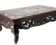 CHINE - Table basse en bois exotique et 