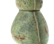 CHINE - Pot couvert en bronze à patine v