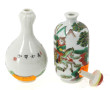 CHINE - Lot de 2 tabatières en porcelain