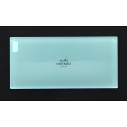 HERMES - Petit plateau griffé en plexi, 