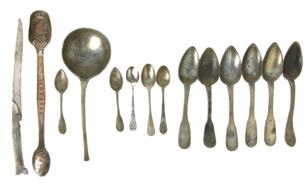 Art Populaire - Lot de couverts anciens 