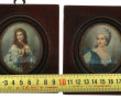"Portraits d'élégantes", deux miniatures
