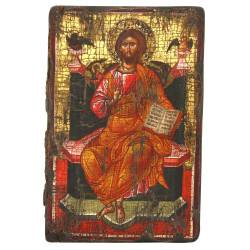 ICONE - Christ en majesté, icône peinte 
