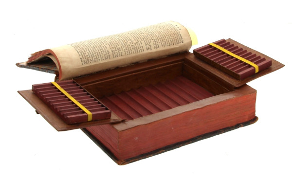 TROMPE-L'ŒIL - Coffret à cigares et ciga