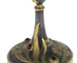 Lampe à pétrole circa 1900, base en méta