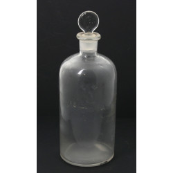 Lampe à pétrole ancienne, base laiton av