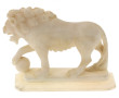 LION - Sujet en albâtre représentant un 