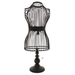 Mannequin de décoration en métal H 66 cm