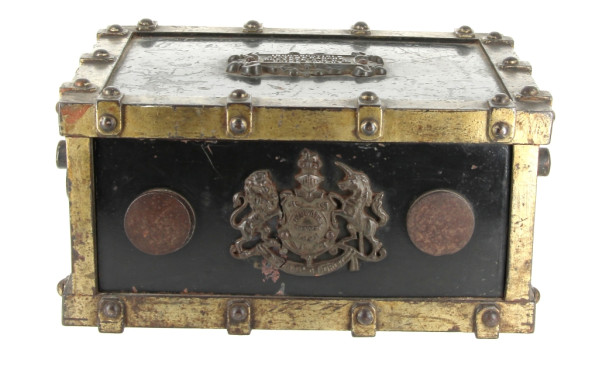 Coffre-fort ancien de marque Bauche (fer