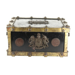 Coffre-fort ancien de marque Bauche (fer