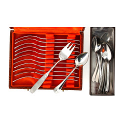 CHABANNE - 12 cuillères à moka en acier 