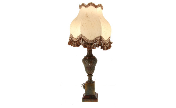 Lampe décorative en onyx, H 49 cm