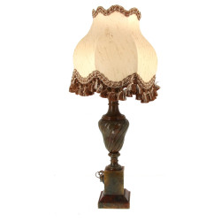 Lampe décorative en onyx, H 49 cm