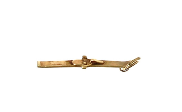 Petit pendentif en or jaune 14 cts en fo