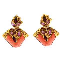 KALINGER - Paire de clips d'oreilles fan