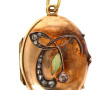 Pendentif ancien en or jaune 18 cts agré