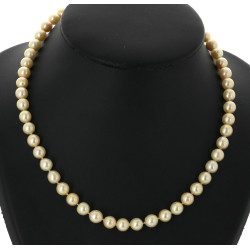 Collier shoker de 51 perles de culture, 