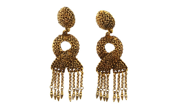 SATELLITE - Importante paire de clips d'