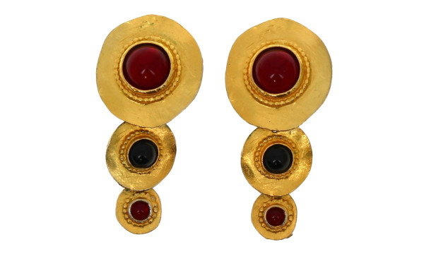 EDOUARD RAMBAUD Paris - Paire de clips d