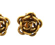 CHANEL - Paire de clips d'oreilles en fo