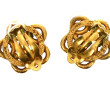 CHANEL - Paire de clips d'oreilles en fo