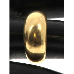 Bague jonc en or jaune 18 cts, poinçon t