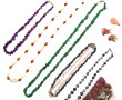 Lot de 5 colliers en pierres (améthyste,