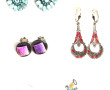 Lot de bijoux fantaisie : 5 paires de BO