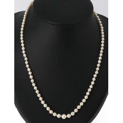 Collier de perles de culture en chute, f