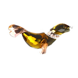 SWAROVSKI - Broche "Otarie" en métal et 