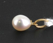 Petit pendenttif perle forme poire, mont