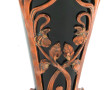 ART NOUVEAU - Vase en céramique verte et