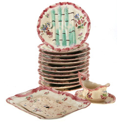 LONGCHAMP (terre de fer) - Service à asp