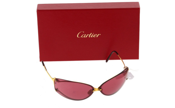 CARTIER - Paire de solaires femme, avec 