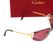CARTIER - Paire de solaires femme, avec 