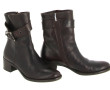 TRIVER - Bottines en cuir, coloris choco