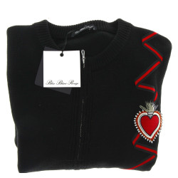 BLEU BLANC ROUGE - Gilet femme noir zipp