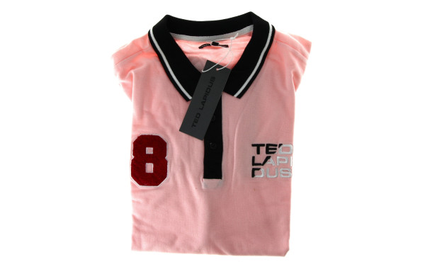 TED LAPIDUS - Polo homme neuf, rose, noi