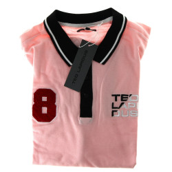 TED LAPIDUS - Polo homme neuf, rose, noi