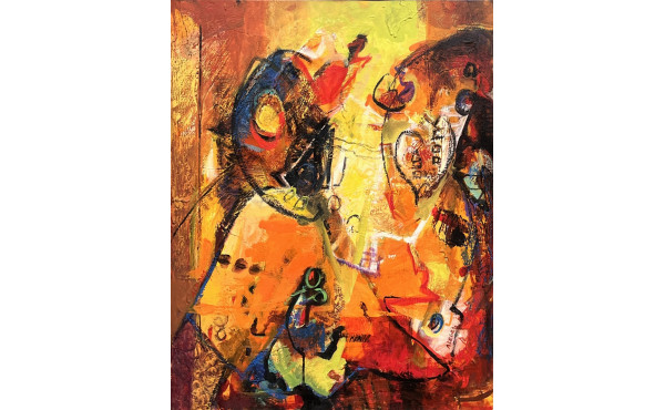 ALEGRA "Les forces secrètes" acrylique s