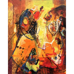 ALEGRA "Les forces secrètes" acrylique s