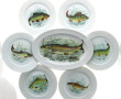 LIMOGES - Service à poisson en porcelain