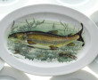 LIMOGES - Service à poisson en porcelain