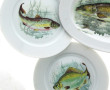 LIMOGES - Service à poisson en porcelain
